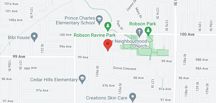 map of 12490 99A AVENUE